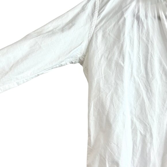 Frank & Eileen Relaxed White Cotton Button Down Shirt XS - Picture 5 of 9
